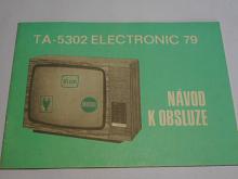 TA-5302 Electronic 79 - návod k obsluze - Videoton