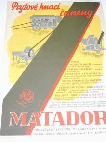 Matador - pryžové hnací řemeny - prospekt - leták