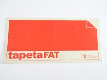 Tapeta FAT - leták - Fatra n. p. Napajedla