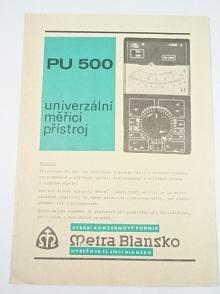 PU 200 univerzální měřící přístroj - prospekt - Metra Blansko