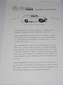 Škoda 1200 - prospekt - Skandinavisk Auto-import