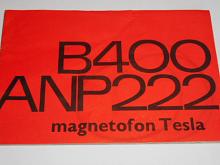 Tesla B 400 ANP 222 - magnetofon - návod k obsluze
