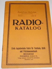 Radio - Katalog - Erste Jugoslavische Fabrik für Telefonie, Optik und Präzisionsmechanik Beograd