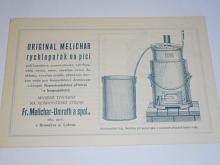 Melichar - original Melichar rychlopařák na píci, mačkadlo na brambory - prospekt