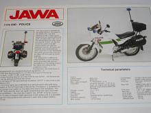 JAWA 350 type 640 - Police - prospekt