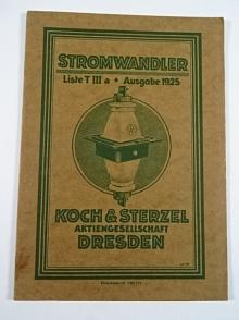 Stromwandler - Koch a Sterzel, Dresden - 1925