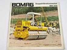 Bomag - Doppelvibrationswalze BW 200 - prospekt - 1968