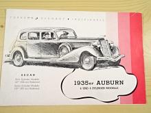 Auburn - 6 und 8 Zylinder Modelle - 1935 - prospekt