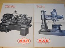 MAS - obráběcí stroje - prospekt