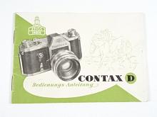 Zeiss Ikon - Contax D - Bedienungs - Anleitung