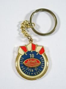 Jawa - 10. slet přátel - ČSSR 1981 - přívěsek na klíče