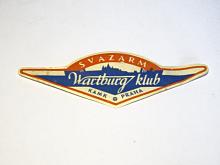 Svazarm Wartburg klub KAMK Praha - papírový znak