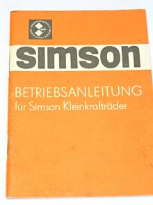 Simson - Betriebsanleitung für Simson Kleinkrafträder - 1979