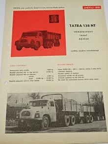 Tatra 138 NT - třínápravový tahač návěsů - 1961 - prospekt