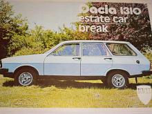 Dacia 1310 estate car break - prospekt