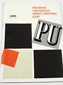 Metra Blansko - Přenosné univerzální měřicí přístroje řady PU - Technomat - katalog - 1971