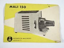 Mali 150 - Heinrich Malinski Leipzig - 1962
