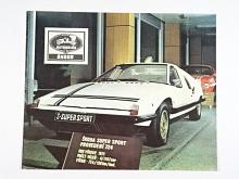 Autosalon Škoda - Š Super Sport 724 - prospekt - muzeum