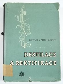 Destilace a rektifikace - Jiří Löffler, Jiří Pošta, Arnošt Kunst - 1956
