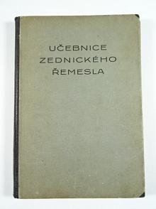 Učebnice zednického řemesla - 1932