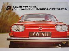 Volkswagen - Die neuen VW 411 E ... 1969 - prospekt