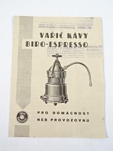 Vařič kávy Biro - Espresso - Biro elektrická čajová konvice - prospekt