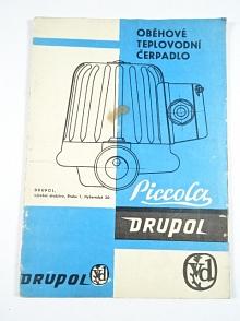 Drupol - návod pro instalaci a údržbu oběhového teplovodního čerpadla Piccola