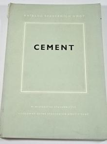 Cement - katalog stavebních hmot - 1963