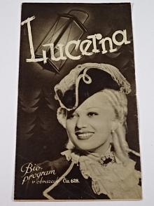 Lucerna - Bio - program v obrazech - 1938 - film - prospekt
