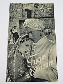 Tygr z Ešnapuru - Bio - program v obrazech - 1938 - film - prospekt