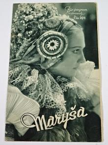Maryša - Bio - program v obrazech - 1935 - film - prospekt