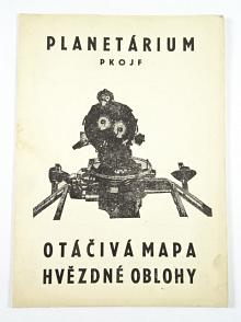 Planetárium PKOJF - otáčivá mapa hvězdné oblohy - 1962