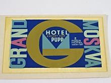 Grand hotel Moskva Pupp Karlovy Vary - obtisk