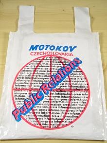 Motokov Czechoslovakia - Public Relations - reklamní igelitová taška