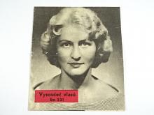 Vysoušeč vlasů Em 521 - popis, návod k obsluze - 1960 - Novoborské strojírny n. p. Nový Bor