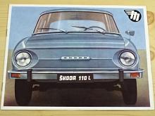 Škoda 110 L - Mototechna - 1972 - prospekt