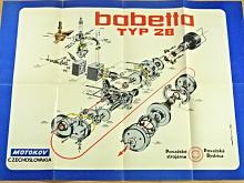Babetta typ 28 - Pavažské strojárne, Považská Bystrica - plakát - 1971 - Motokov