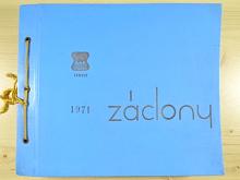 Záclony - 1971 - Kolora, bavlnářské závody, národní podnik, Semily