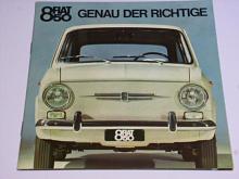 Fiat 850 Genau der richtige - prospekt