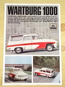 Wartburg 1000 - Camping Limousine - 1966 - prospekt