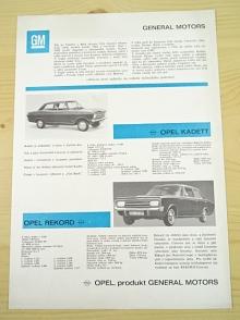 GM - Vauxhall-Victor, Viva, Opel-Kadett, Rekord - prospekt