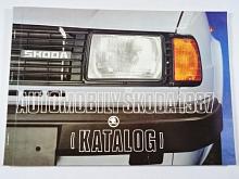 Škoda 105, 120, 130, Rapid - 1987 - Katalog - prospekt