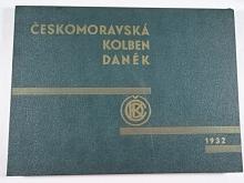 ČKD - Českomoravská - Kolben - Daněk - 1932 - kalendář