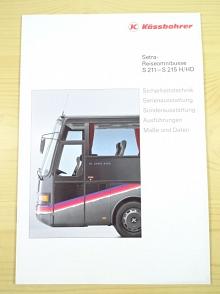 Kässbohrer - Setra S 211 - S 215 H/HD - prospekt - 1990