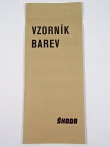 Škoda 125 L, 136 GL, 136 Rapid, Favorit - vzorník barev - 1989 - prospekt