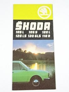 Škoda 105 L, 105 S, 120 L, 120 LS, 120 GLS, 110 R - prospekt