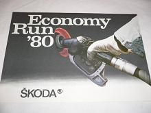 Škoda - Economy Run ´80 - prospekt, vorník barev