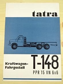 Tatra T-148 PPR 15 VN 6 x 6 - Kraftwagen Fahrgestell - 1972 - prospekt