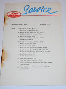 JAWA Service - Technical Report 3/72 - September 1972 - Californian...