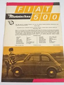 Fiat 500 - Mototechna - prospekt